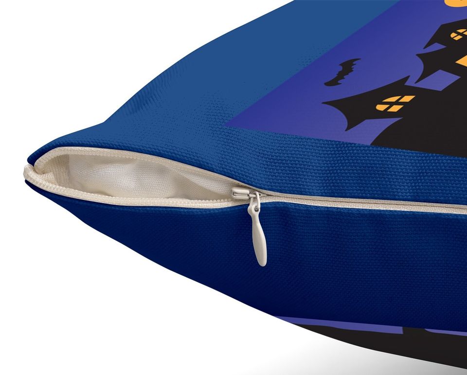 Gudetama Haunted House Halloween Throw Pillow