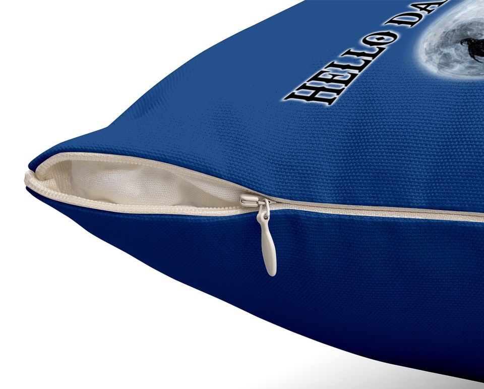 Hello Darkness My Old Friend Throw Pillow