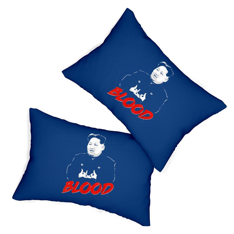 Kim Jong Un Blood Lumbar Pillow