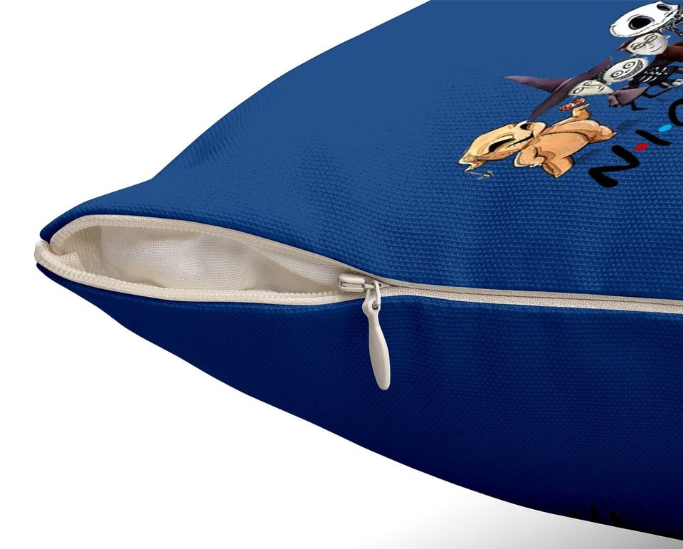 Nightmare Before Hiss-tmas Throw Pillow