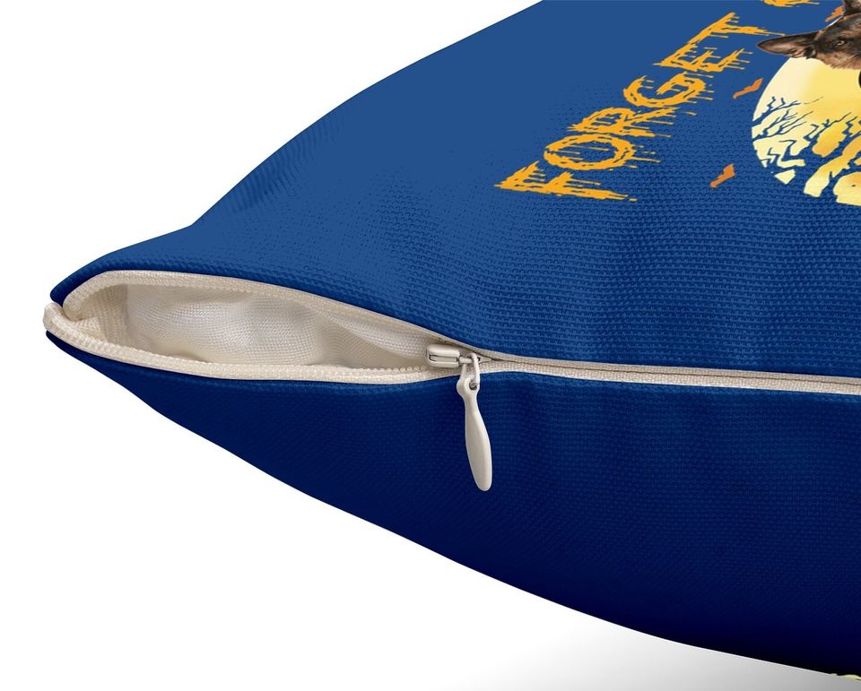 Candy Pumpkin German Shepherd Throw Pillow