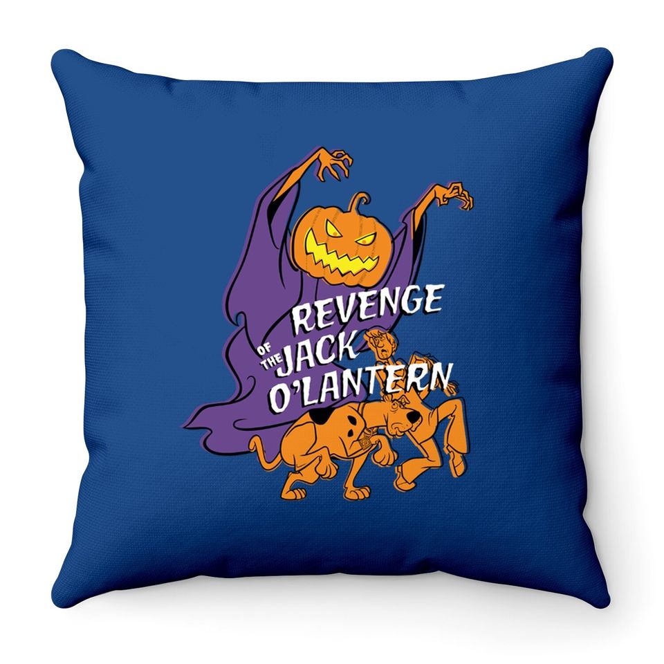 Pumpkin's Revenge Revenger Of The Jack O'lantern Throw Pillow