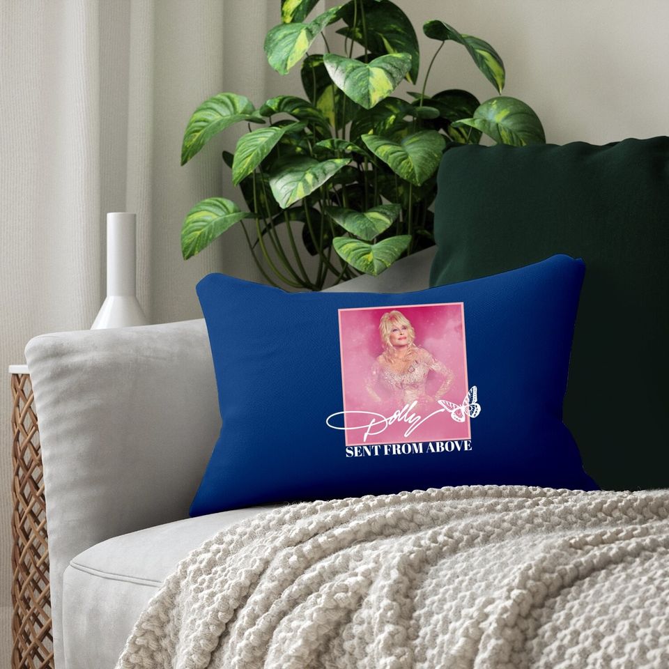 Dolly Parton Sent From Above Lumbar Pillow