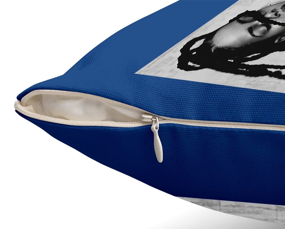 Rihanna B&w Aesthetic Throw Pillow