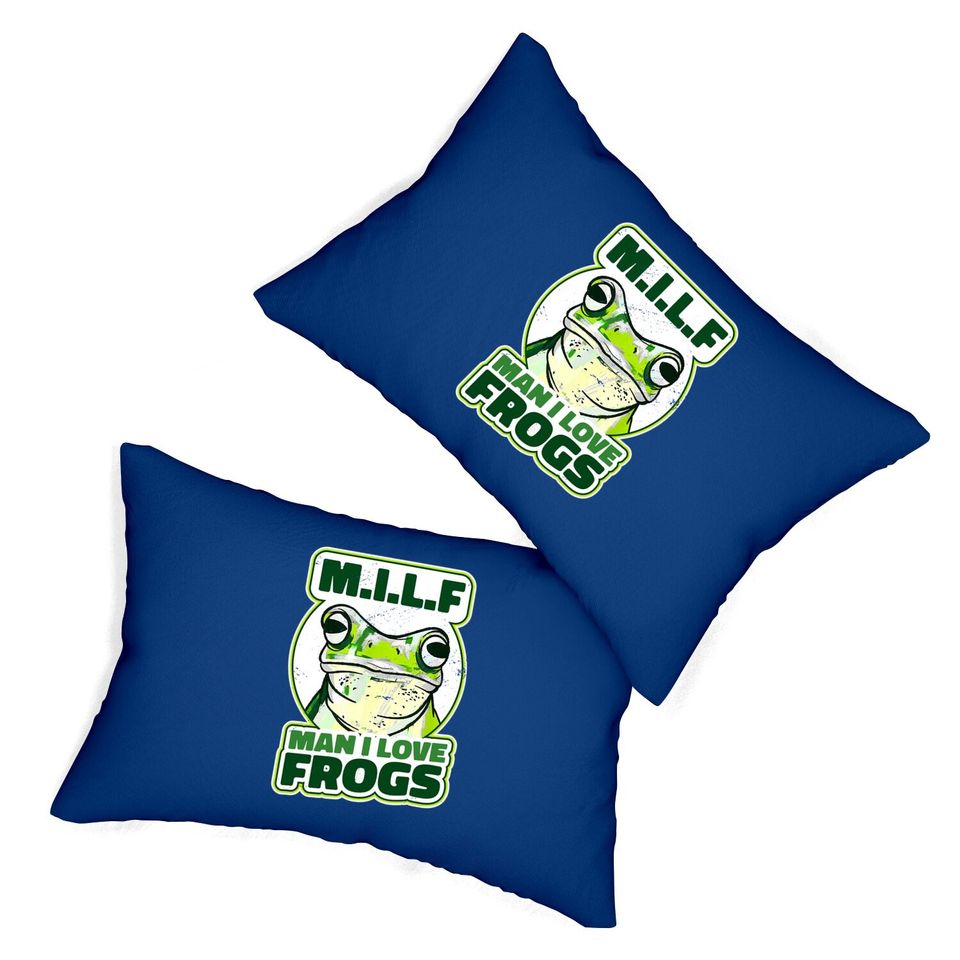 M.i.l.f - Man I Love Frogs Lumbar Pillow