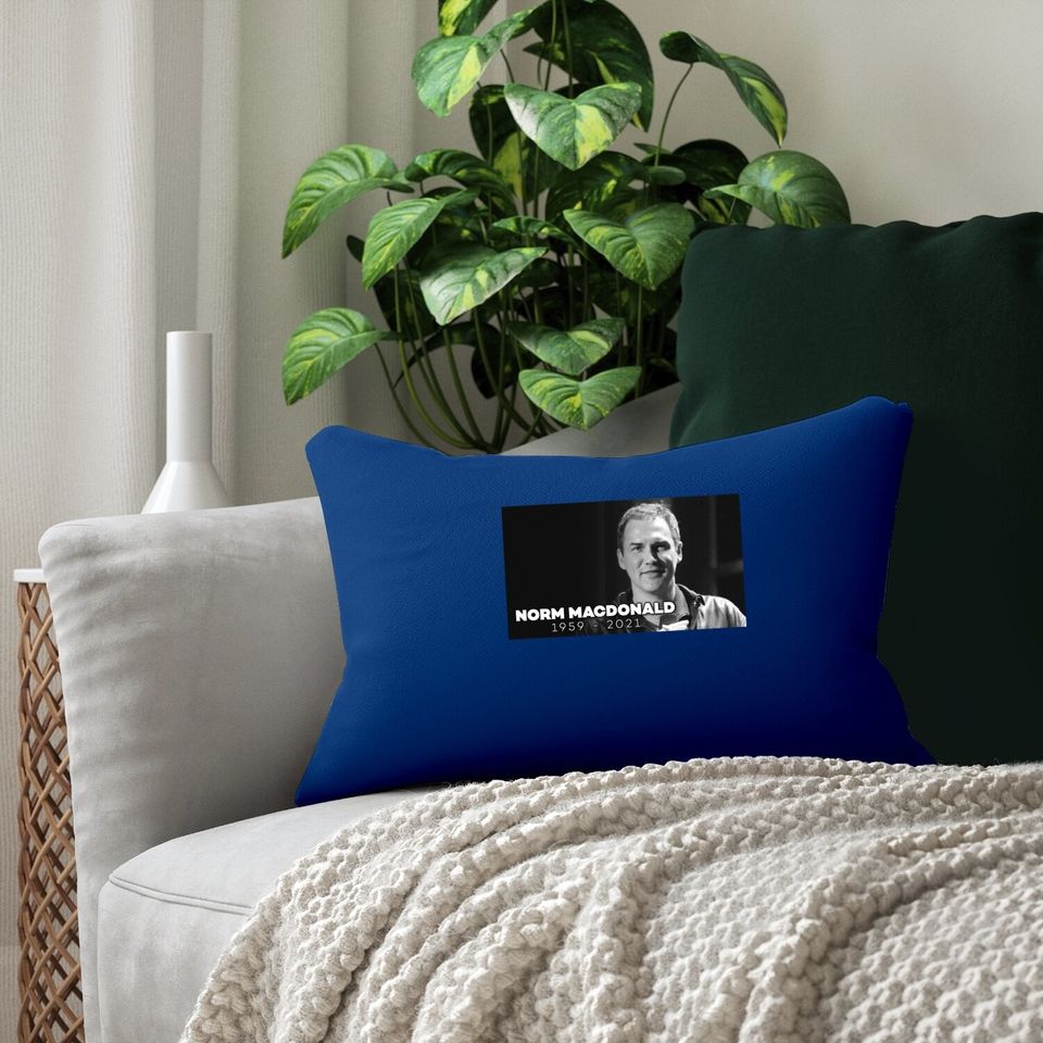 Rip Norm Macdonald 1959-2021 Lumbar Pillow