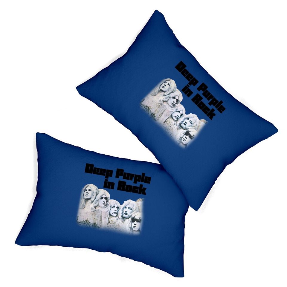 Deep Purple In Rock Lumbar Pillow