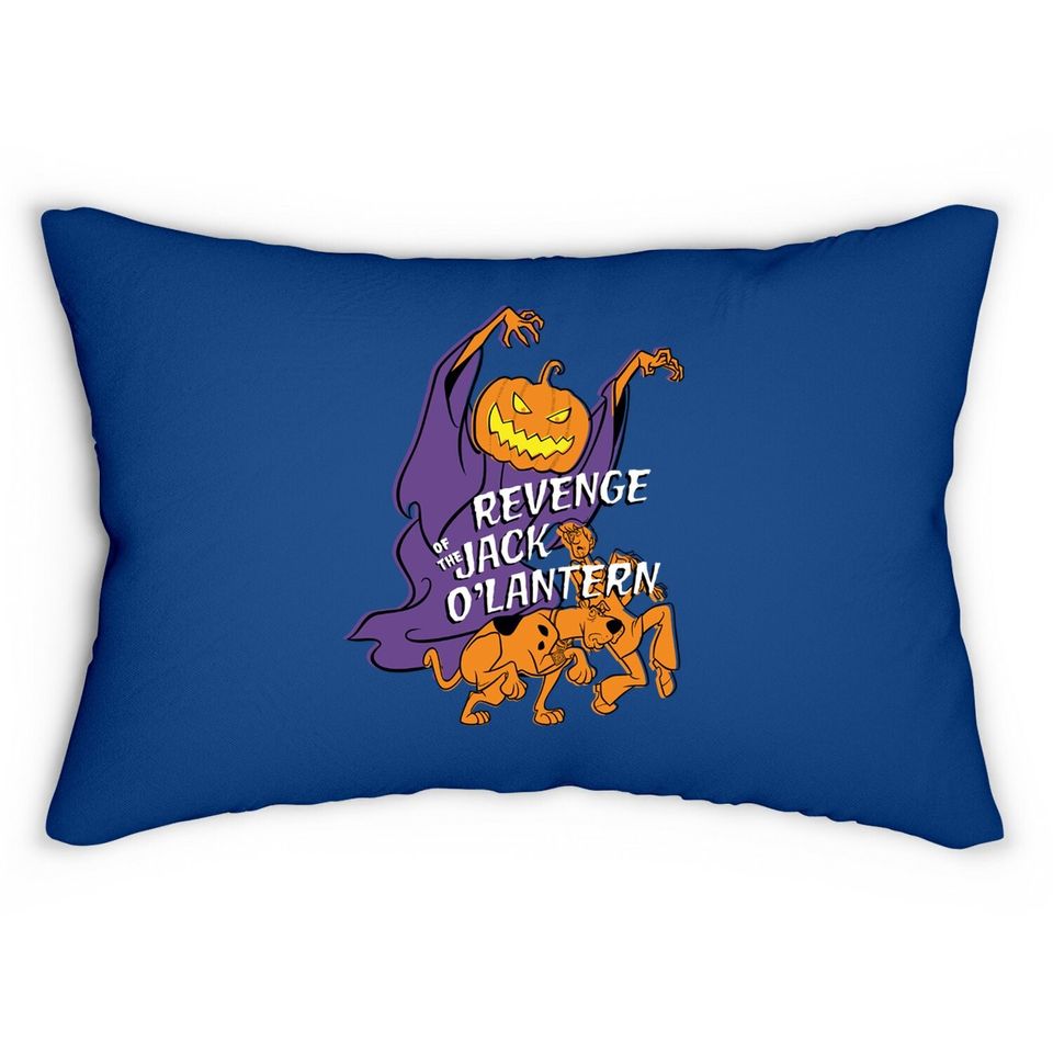 Pumpkin's Revenge Revenger Of The Jack O'lantern Lumbar Pillow