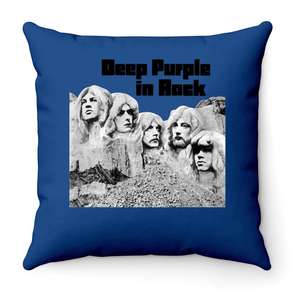 Deep Purple In Rock Tour Greatest Throw Pillow