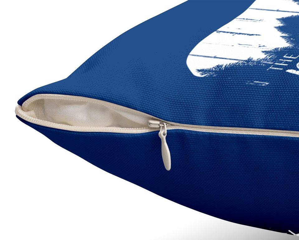 The Mountains Are Calling And I Must Go Wild Bear Throw Pillow