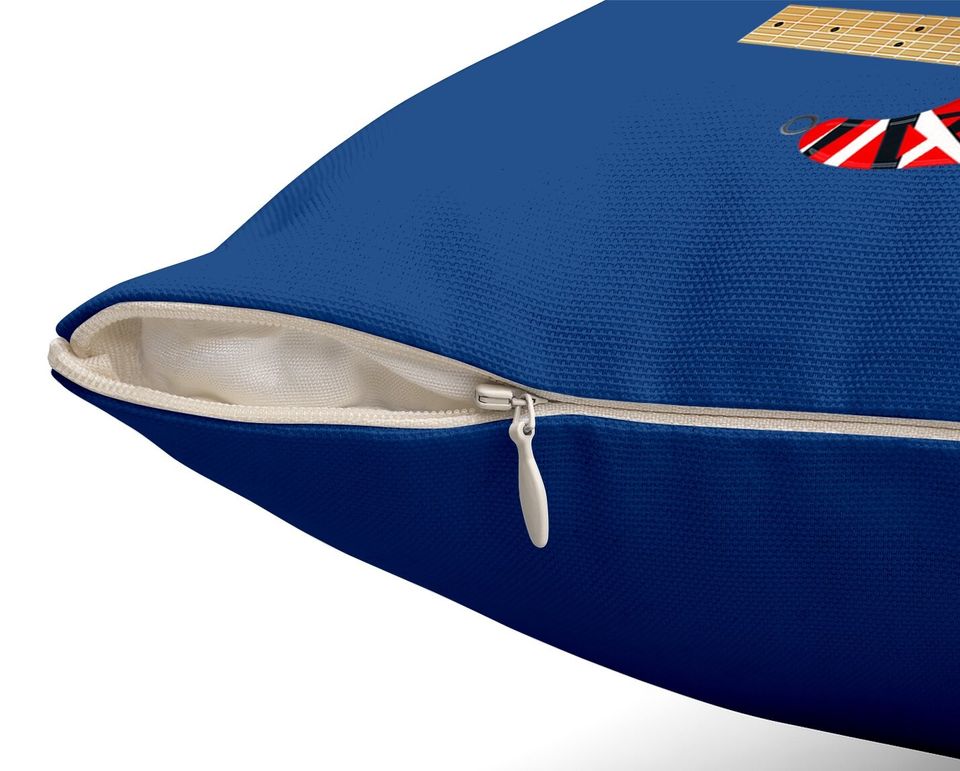 Classic Guitar Vintage Throw Pillow 1960s Throw Pillow