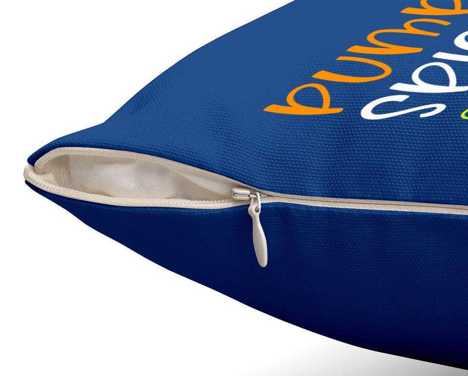 Pumpkin Spice Keeps This Teacher Nice Fall Halloween Autumn Throw Pillow