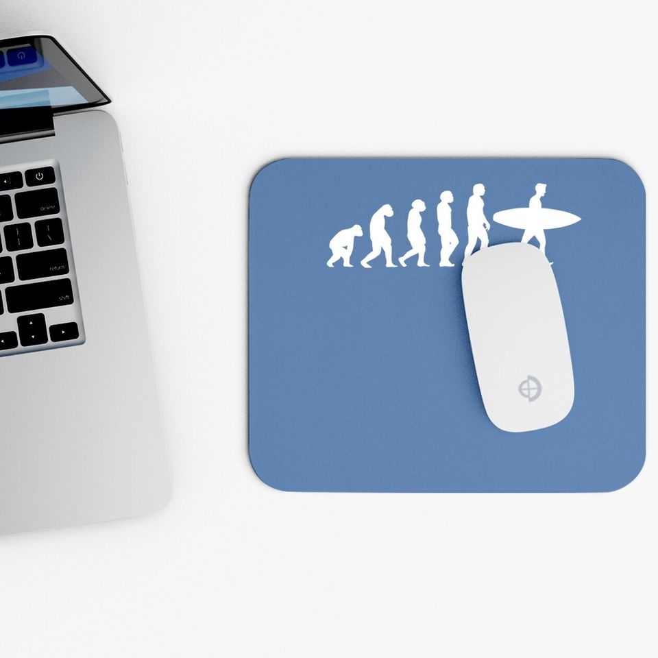 Evolution of Surfing Surfer Mouse Pads