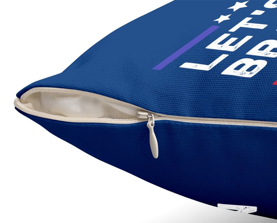 Let's Go Brandon Conservative Anti Liberal Us Flag Throw Pillow