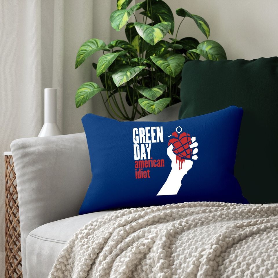 Green Day American Idiot Lumbar Pillow