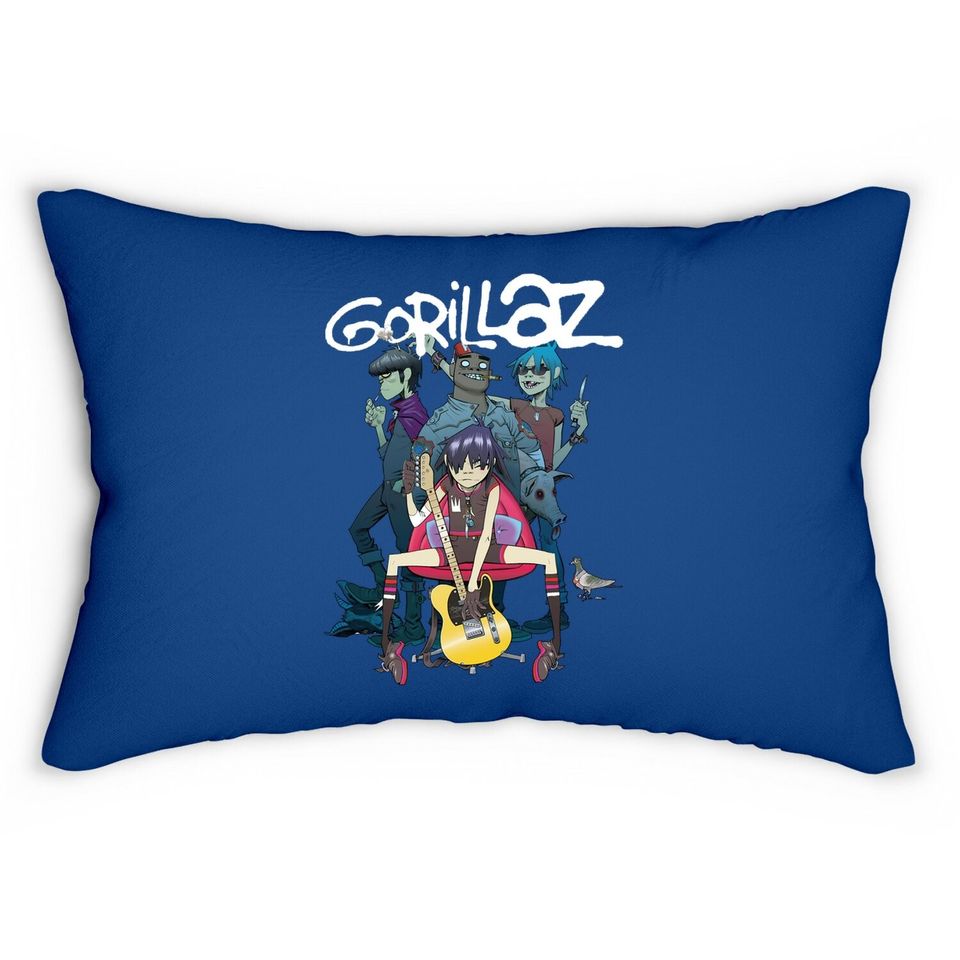 Gorillaz British Virtual Band Lumbar Pillow
