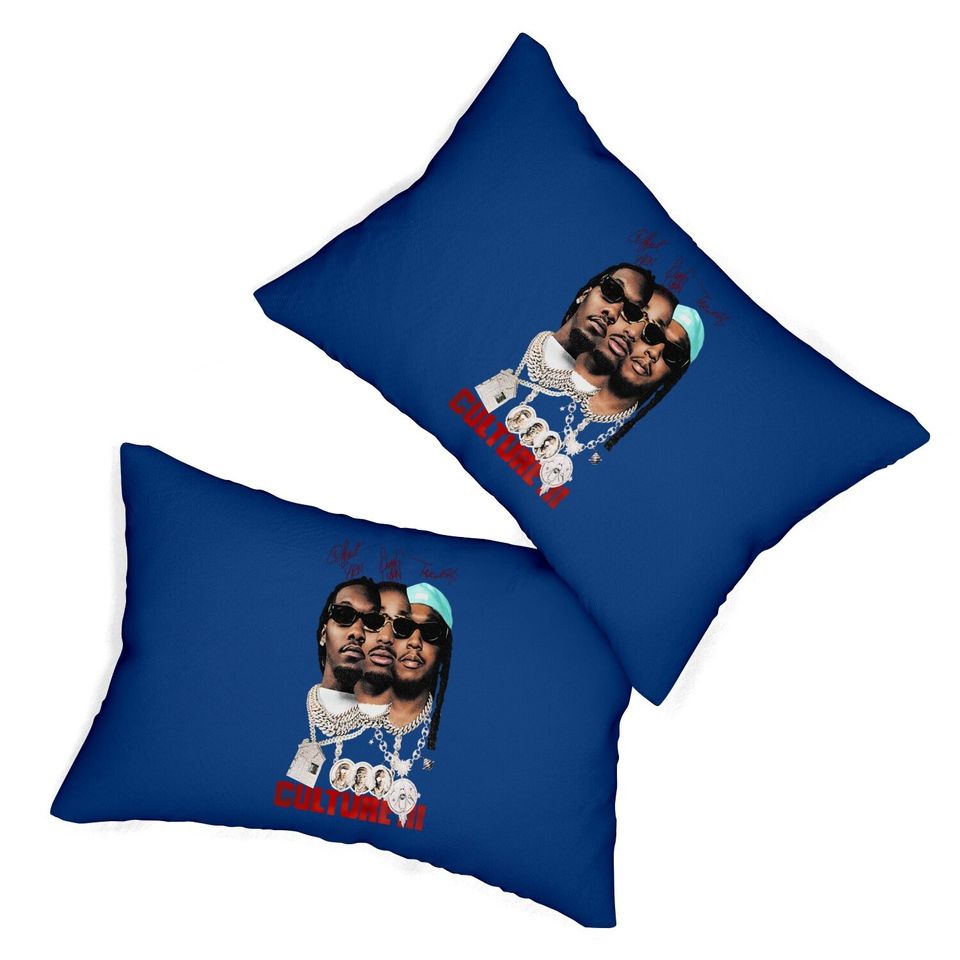 Migos Culture Iii Album Lumbar Pillow