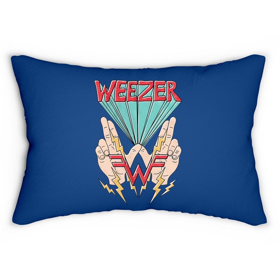 Weezer W Hand Logo Lumbar Pillow