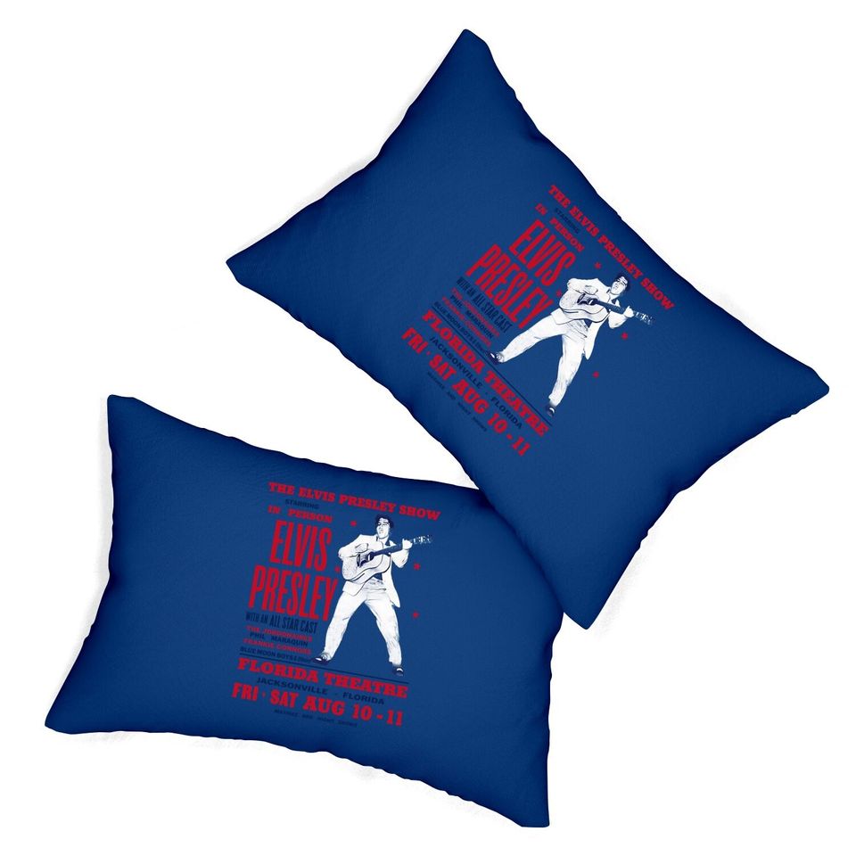 The Elvis Presley Show Lumbar Pillow