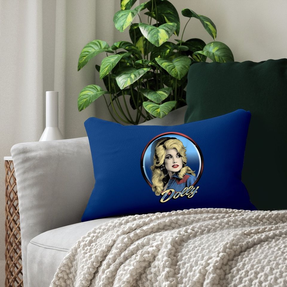 Dolly Parton Western Lumbar Pillow