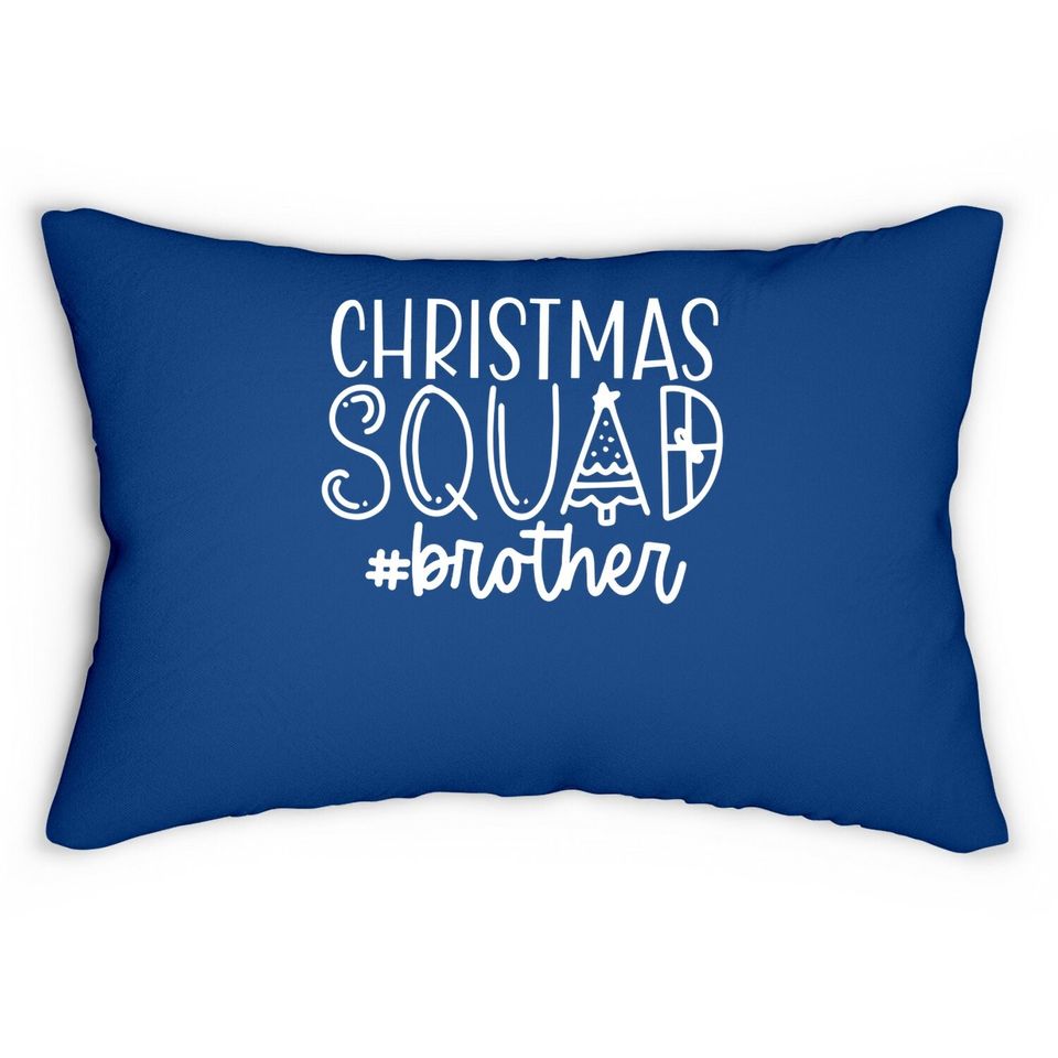 Christmas Squad Family Brother Lumbar Pillow