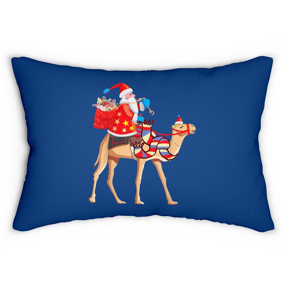 Christmas Camel Lumbar Pillow