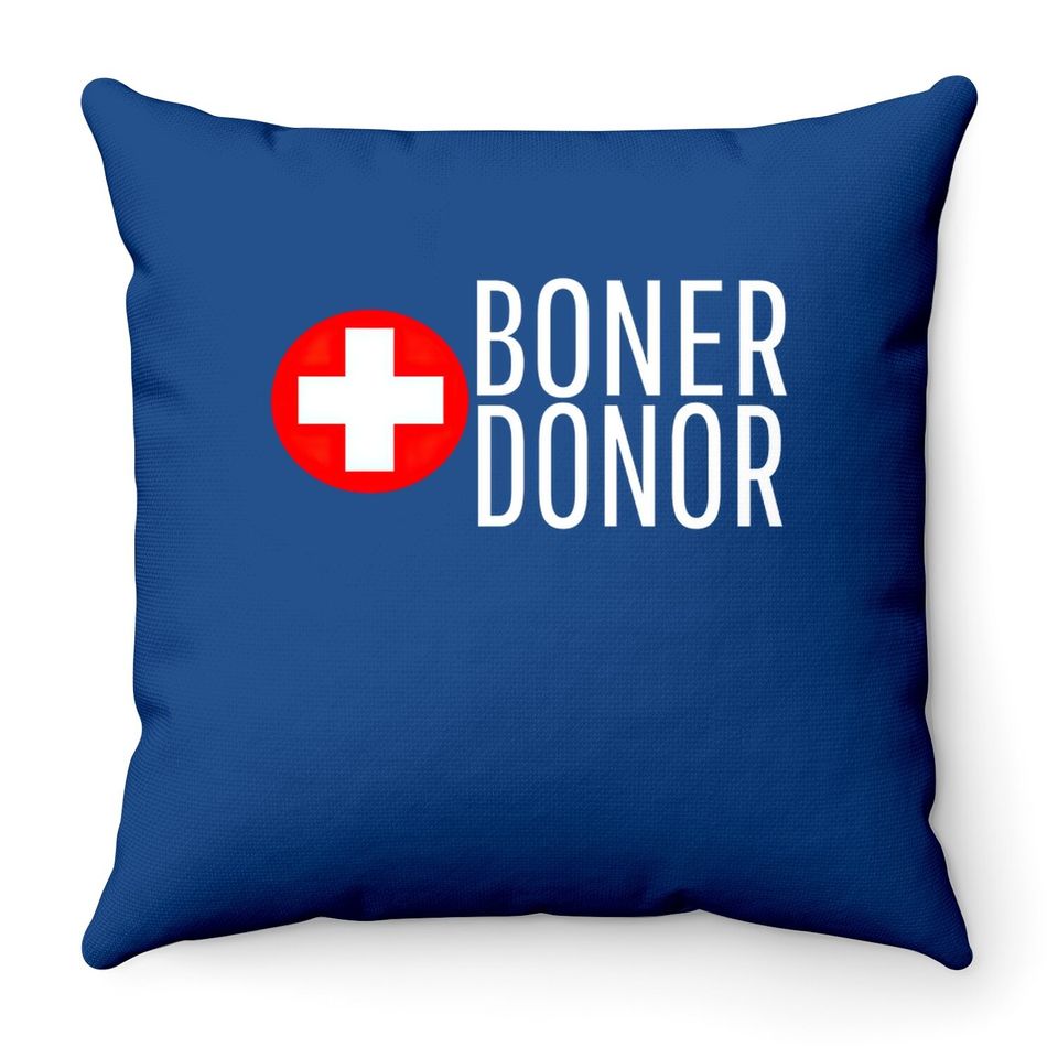 Boner Donor Classic Throw Pillow