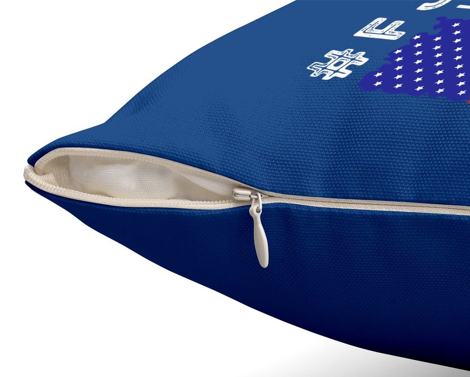 Let's Go Brandon Conservative Anti Liberal Us Flag Throw Pillow