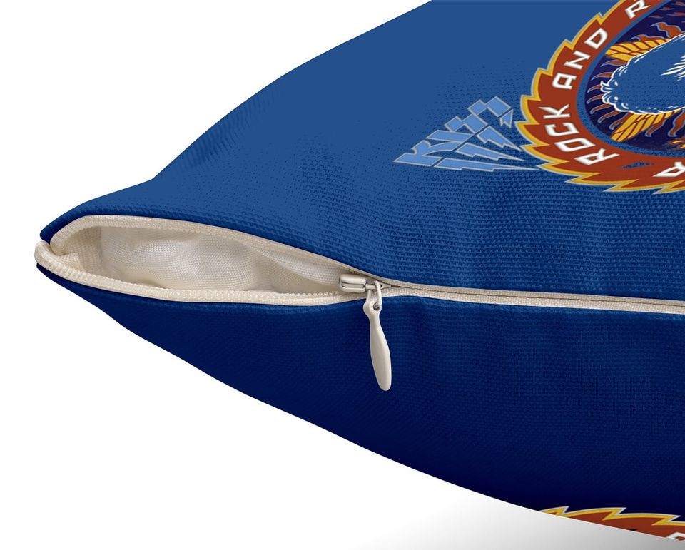 Kiss Rock Band Throw Pillow