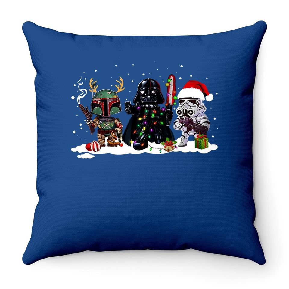 Christmas Darth Vader Throw Pillow