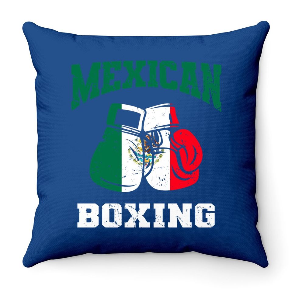 Mexican Style Boxing Throw Pillow
