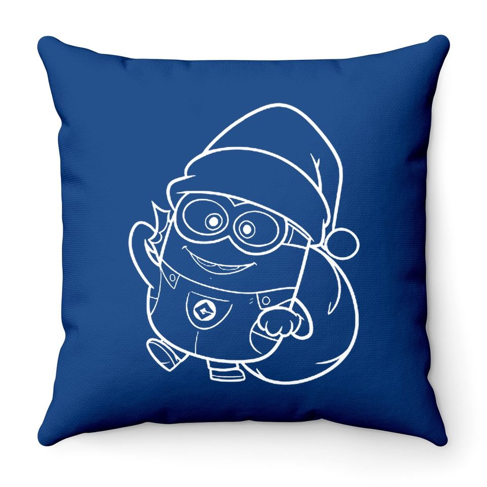Minion Classic Santa Throw Pillow