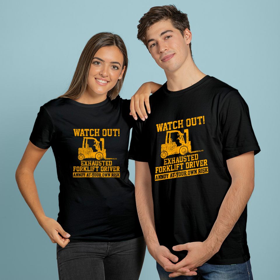 Forklift Driver Watch Out Gift Vintage T-Shirt