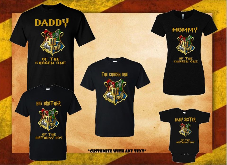 Harry Potter Hogwarts Family Matching T-Shirt