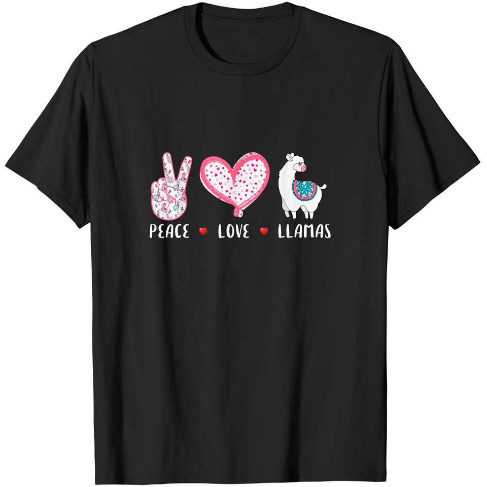 Peace Love Llamas T-Shirt