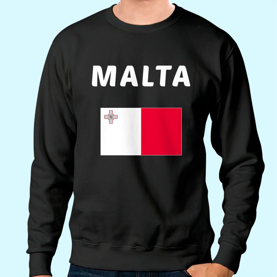 Malta Flag souvenir Gift Maltese Sweatshirt