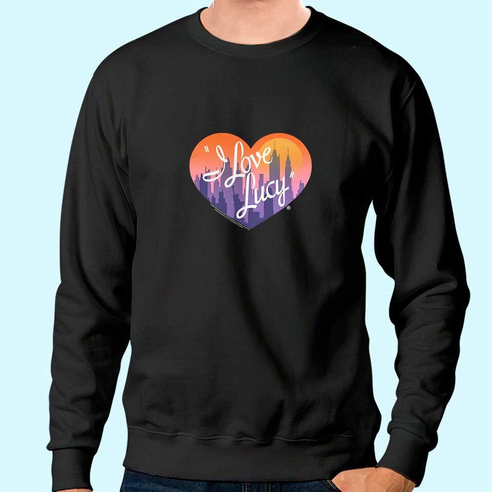 I Love Lucy Sweatshirt City Logo Black Tee