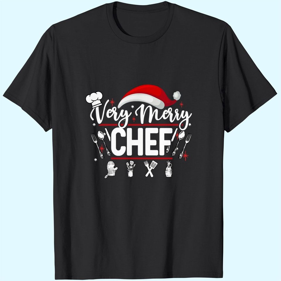 Santa's Favorite Chef T-Shirts