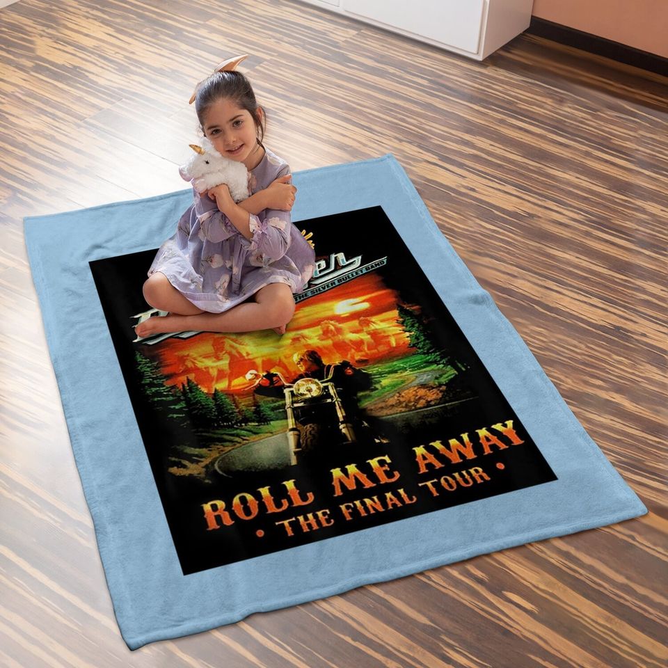 Roll Me Away Graphic Bob Art Seger Legends The Final Tour Baby Blanket