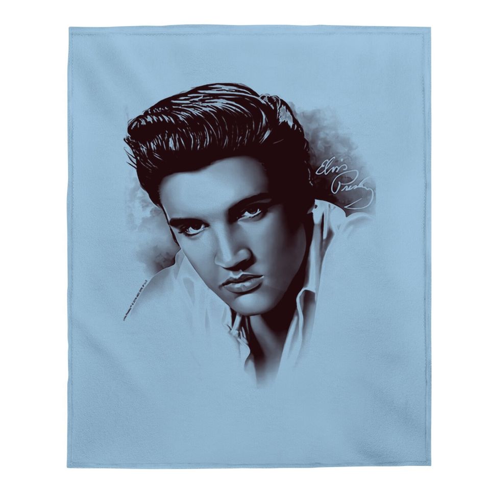 Elvis Presley King Of Rock And Roll Music The Stare Baby Blanket