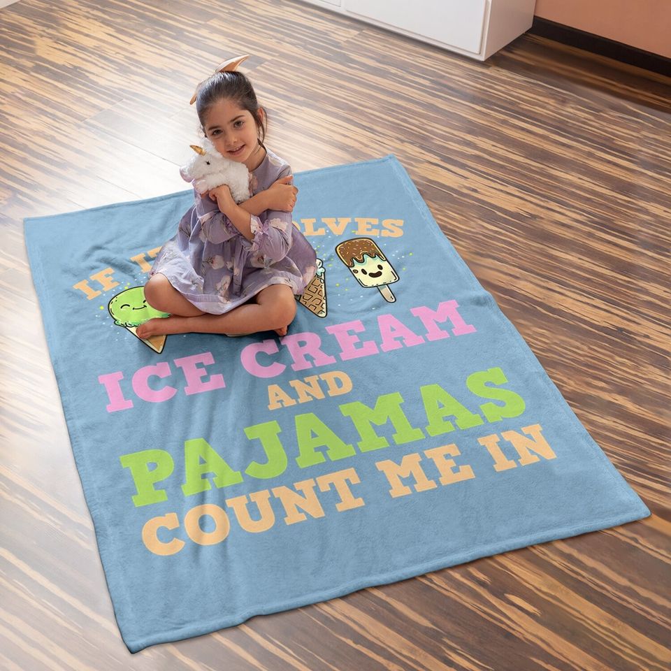 Ice Cream Baby Blanket