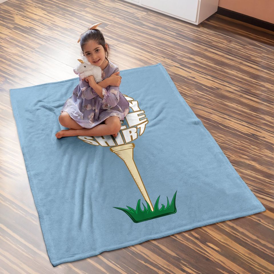 Tee Baby Blanket Funny Golf Baby Blanket This Is My Baby Blanket Golfer Baby Blanket