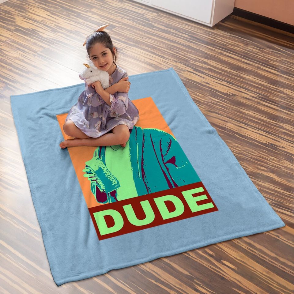 The Big Lebowski Dude Propaganda Baby Blanket