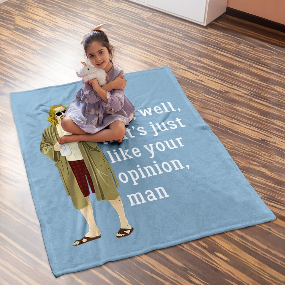 The Big Lebowski The Dude Yeah Baby Blanket