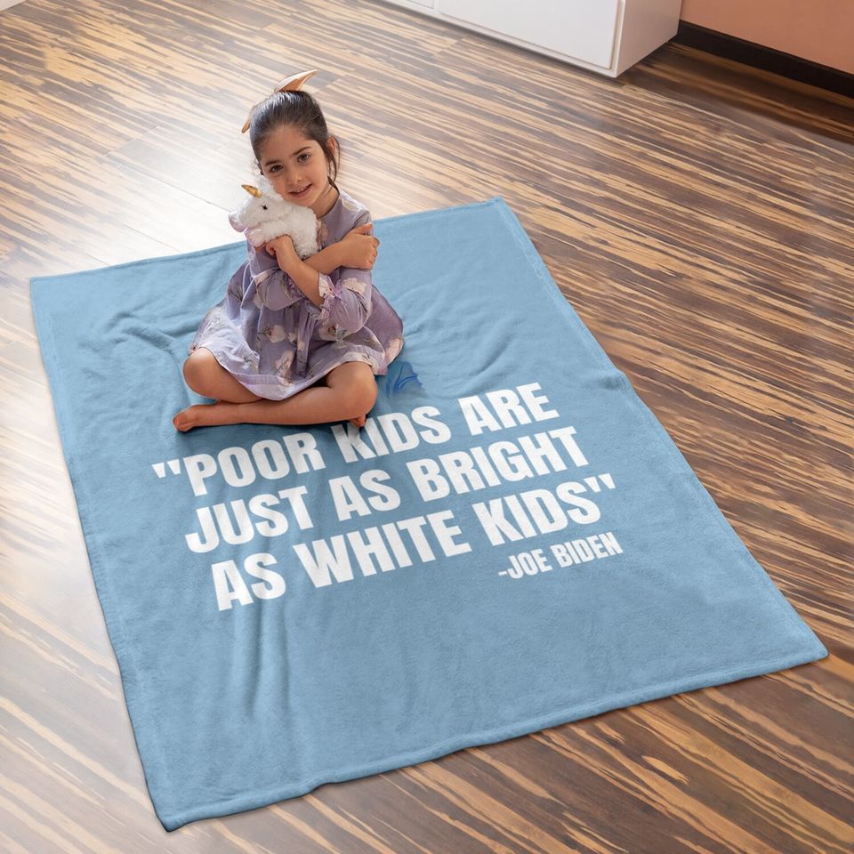 Creepy Uncle Joe Biden Inspired Design Baby Blanket