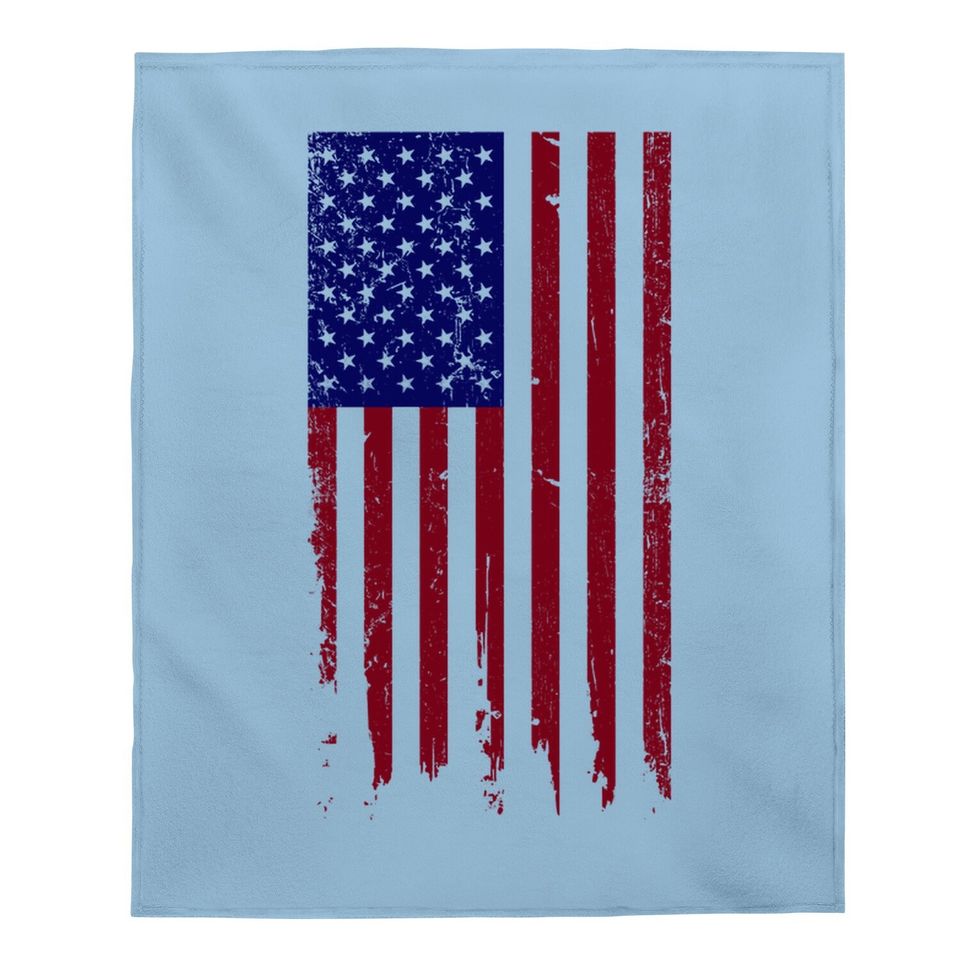 Baby Blanket America Patriotic Flag