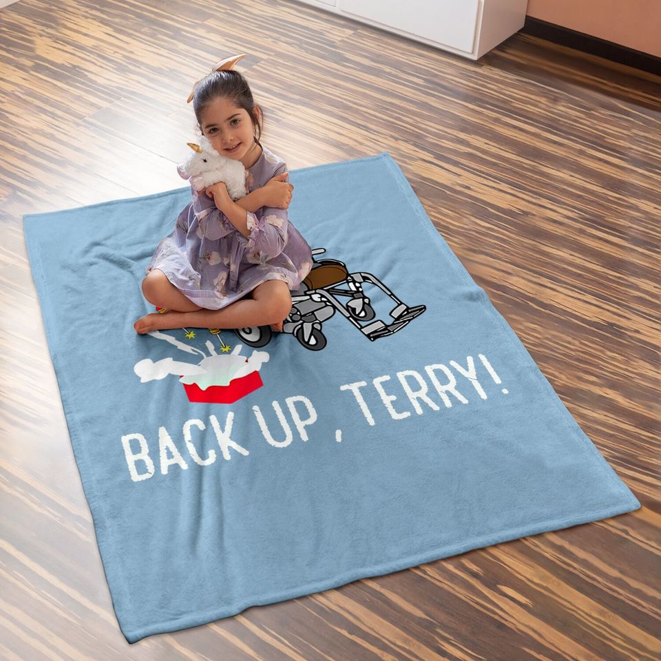 Back Up Terry! | Cute Funny Fireworks Gift Baby Blanket