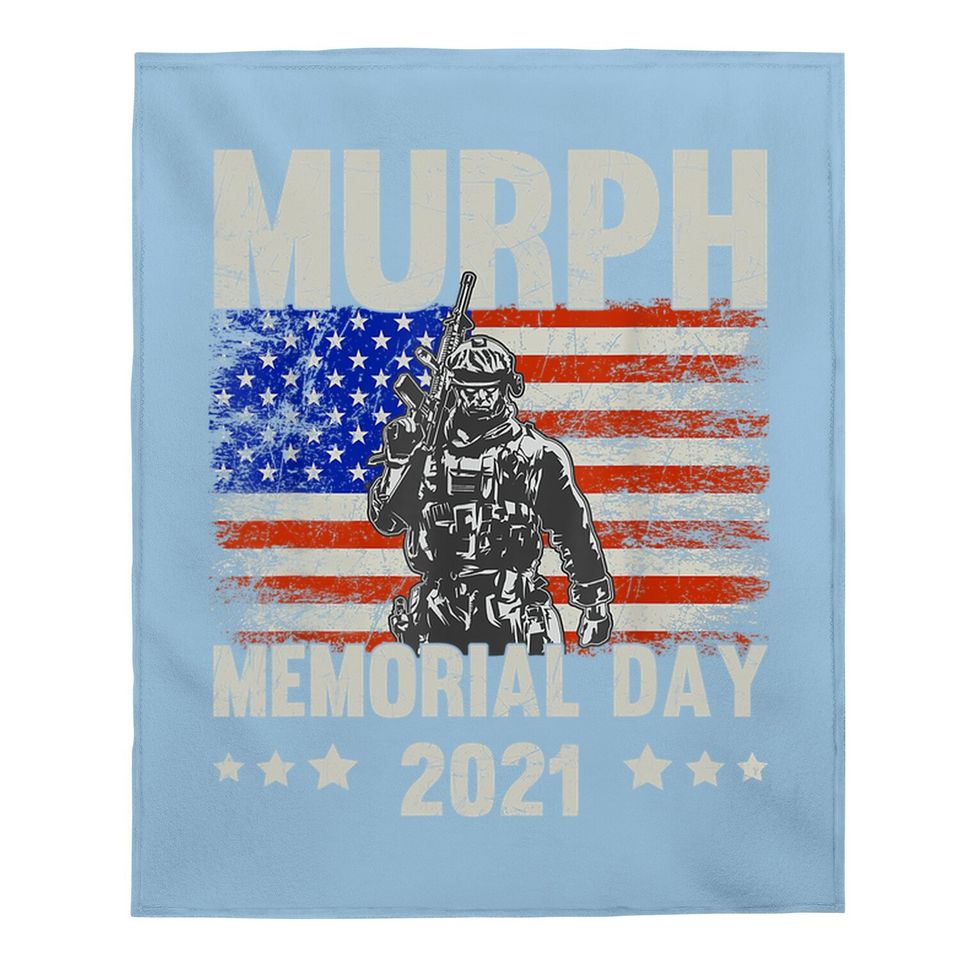 Memorial Day Murph Baby Blanket Us Military Baby Blanket
