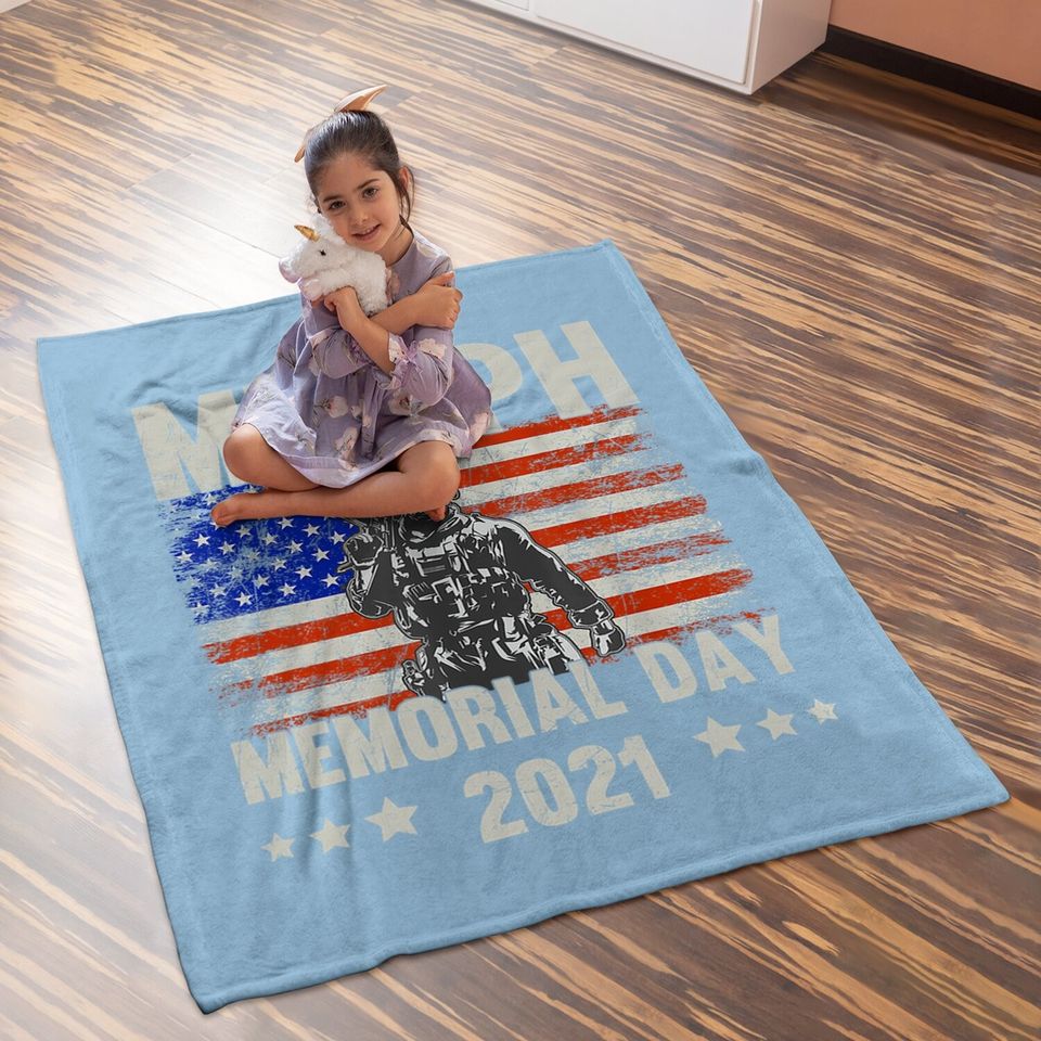 Memorial Day Murph Baby Blanket Us Military Baby Blanket