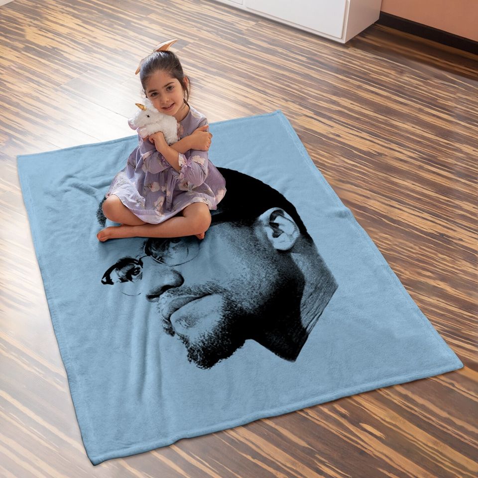 Malcolm X - African American Civil Rights - Black Lives Matter Baby Blanket